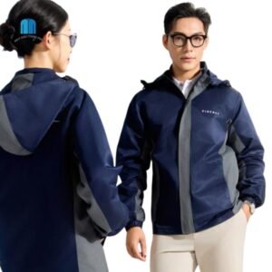 Ao khoac dong phuc cong ty VinFast mau xanh phoi xam (1)