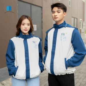 Ao khoac dong phuc trang xanh TH true milk (2)