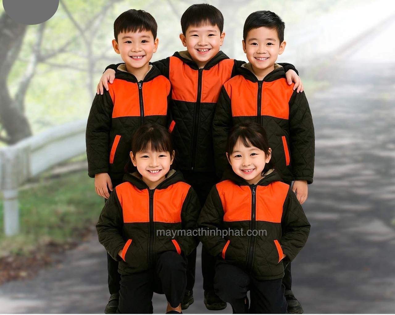 May áo gió áo khoác đồng phục học sinh May áo gió áo khoác đồng phục học sinh